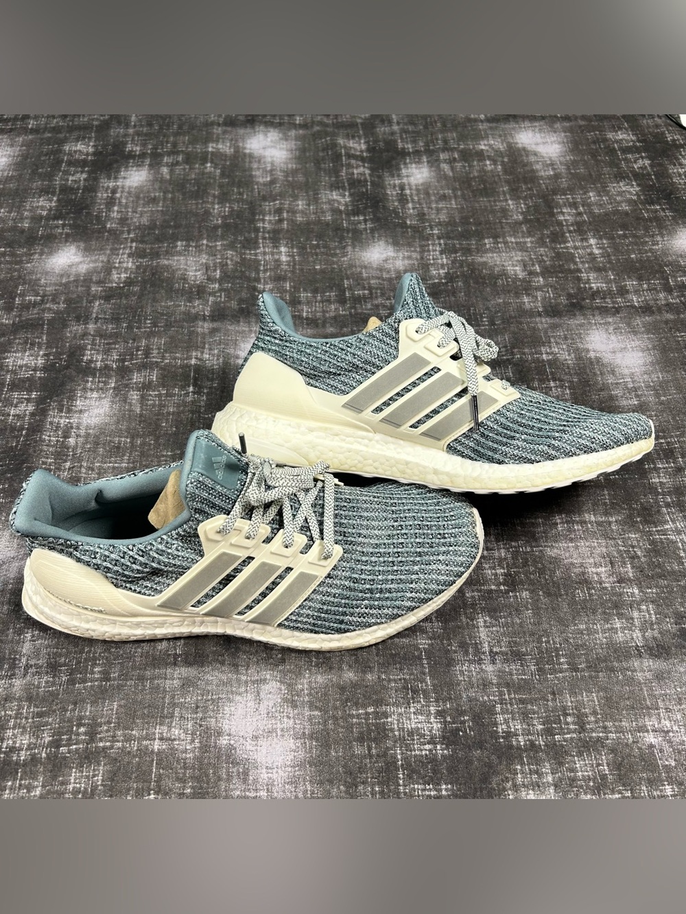 Adidas UltraBoost 4.0 LTD Shoes Mens 10.5 Parley Blue Silver Metallic Sneakers
